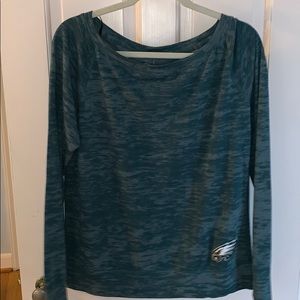 Philadelphia Eagles off the shoulder long sleeve